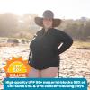 image:imageSwimZip Womens Swim Dress Cover Up Swimsuit UPF 50 Sun ProtectionBlack