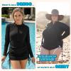 image:imageSwimZip Womens Swim Dress Cover Up Swimsuit UPF 50 Sun ProtectionBlack