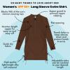 image:imageSwimZip Womens Swim Dress Cover Up Swimsuit UPF 50 Sun ProtectionCold Brew