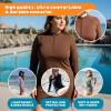image:imageSwimZip Womens Swim Dress Cover Up Swimsuit UPF 50 Sun ProtectionCold Brew
