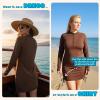 image:imageSwimZip Womens Swim Dress Cover Up Swimsuit UPF 50 Sun ProtectionCold Brew