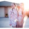 image:imageSwimZip Womens Swim Dress Cover Up Swimsuit UPF 50 Sun ProtectionFloral Garden