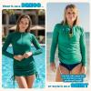 image:imageSwimZip Womens Swim Dress Cover Up Swimsuit UPF 50 Sun ProtectionGreenlake