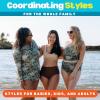 image:imageSwimZip Womens Swim Dress Cover Up Swimsuit UPF 50 Sun ProtectionHawaiian Rainforest