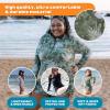 image:imageSwimZip Womens Swim Dress Cover Up Swimsuit UPF 50 Sun ProtectionHawaiian Rainforest