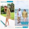 image:imageSwimZip Womens Swim Dress Cover Up Swimsuit UPF 50 Sun ProtectionHibiscus