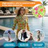 image:imageSwimZip Womens Swim Dress Cover Up Swimsuit UPF 50 Sun ProtectionHibiscus