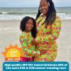image:imageSwimZip Womens Swim Dress Cover Up Swimsuit UPF 50 Sun ProtectionHibiscus