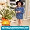 image:imageSwimZip Womens Swim Dress Cover Up Swimsuit UPF 50 Sun ProtectionNavy Gingham