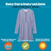 image:imageSwimZip Womens Swim Dress Cover Up Swimsuit UPF 50 Sun ProtectionNavy Stripe
