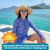image:imageSwimZip Womens Swim Dress Cover Up Swimsuit UPF 50 Sun ProtectionOcean Breeze