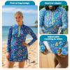 image:imageSwimZip Womens Swim Dress Cover Up Swimsuit UPF 50 Sun ProtectionTropadelic