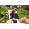 image:imageSwimZip Womens Swimsuit Cover Up with SPF 50All Black