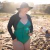 image:imageSwimZip Womens Wrap One Piece Swimsuit UPF 50 Sun Protection  Multiple ColorsGreenlake