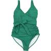 image:imageSwimZip Womens Wrap One Piece Swimsuit UPF 50 Sun Protection  Multiple ColorsGreenlake