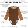 image:imageSwimZip Girls Long Sleeve OnePiece Swimsuit with UPF 50 Sun ProtectionCanyon Haze