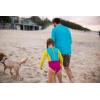 image:imageSwimZip Girls Long Sleeve OnePiece Swimsuit with UPF 50 Sun ProtectionColor Pop