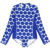 image:imageSwimZip Girls Long Sleeve OnePiece Swimsuit with UPF 50 Sun ProtectionDot