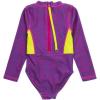 image:imageSwimZip Girls Long Sleeve OnePiece Swimsuit with UPF 50 Sun ProtectionIn Disguise