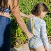 image:imageSwimZip Girls Long Sleeve OnePiece Swimsuit with UPF 50 Sun ProtectionMediterranean Lemons