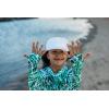image:imageSwimZip Girls Long Sleeve OnePiece Swimsuit with UPF 50 Sun ProtectionPalm Leaf