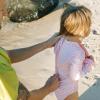 image:imageSwimZip Girls Long Sleeve OnePiece Swimsuit with UPF 50 Sun ProtectionPink Sassy Surfer