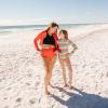 image:imageSwimZip Girls Long Sleeve OnePiece Swimsuit with UPF 50 Sun ProtectionRainbow