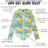 image:imageSwimZip Girls Long Sleeve OnePiece Swimsuit with UPF 50 Sun ProtectionSunshine