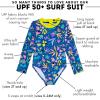 image:imageSwimZip Girls Long Sleeve OnePiece Swimsuit with UPF 50 Sun ProtectionTropadelic