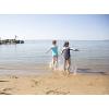 image:imageSwimZip Girls Long Sleeve OnePiece Swimsuit with UPF 50 Sun ProtectionTurquoise