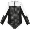 image:imageSwimZip Womens Long Sleeve 1 Piece Swim Suit UPF 50 Multiple ColorsPolka Dots