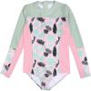 image:imageSwimZip Womens Long Sleeve 1 Piece Swim Suit UPF 50 Multiple ColorsPalm