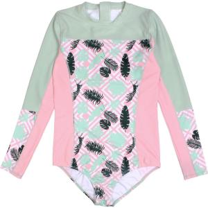 image:imageSwimZip Womens Long Sleeve 1 Piece Swim Suit UPF 50 Multiple ColorsPalm