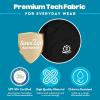 image:imageSwimZip Mens Long Sleeve Zipper Rash Guard Swim Shirt w UPF 50 Sun ProtectionAll Black