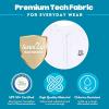 image:imageSwimZip Mens Long Sleeve Zipper Rash Guard Swim Shirt w UPF 50 Sun ProtectionAll White