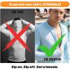 image:imageSwimZip Mens Long Sleeve Zipper Rash Guard Swim Shirt w UPF 50 Sun ProtectionDream Blue