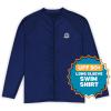 image:imageSwimZip Mens Long Sleeve Zipper Rash Guard Swim Shirt w UPF 50 Sun ProtectionNavy Blue