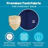 image:imageSwimZip Mens Long Sleeve Zipper Rash Guard Swim Shirt w UPF 50 Sun ProtectionNavy Blue