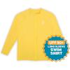 image:imageSwimZip Mens Long Sleeve Zipper Rash Guard Swim Shirt w UPF 50 Sun ProtectionYellow