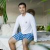 image:imageSwimZip Mens Swim Shorts with Boxer Brief Liner and UPF 50 Sun ProtectionCoastal