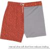 image:imageSwimZip Mens Swim Shorts with Boxer Brief Liner and UPF 50 Sun ProtectionDesert