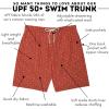 image:imageSwimZip Mens Swim Shorts with Boxer Brief Liner and UPF 50 Sun ProtectionDesert