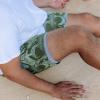 image:imageSwimZip Mens Swim Shorts with Boxer Brief Liner and UPF 50 Sun ProtectionHawaiian Rainforest