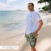 image:imageSwimZip Mens Swim Shorts with Boxer Brief Liner and UPF 50 Sun ProtectionHawaiian Rainforest