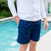 image:imageSwimZip Mens Swim Shorts with Boxer Brief Liner and UPF 50 Sun ProtectionNavy