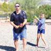 image:imageSwimZip Mens Swim Shorts with Boxer Brief Liner and UPF 50 Sun ProtectionNavy Gingham