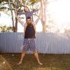 image:imageSwimZip Mens Swim Shorts with Boxer Brief Liner and UPF 50 Sun ProtectionNavy Gingham