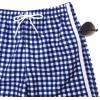 image:imageSwimZip Mens Swim Shorts with Boxer Brief Liner and UPF 50 Sun ProtectionNavy Gingham