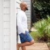image:imageSwimZip Mens Swim Shorts with Boxer Brief Liner and UPF 50 Sun ProtectionOcean Breeze