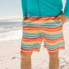 image:imageSwimZip Mens Swim Shorts with Boxer Brief Liner and UPF 50 Sun ProtectionRainbow